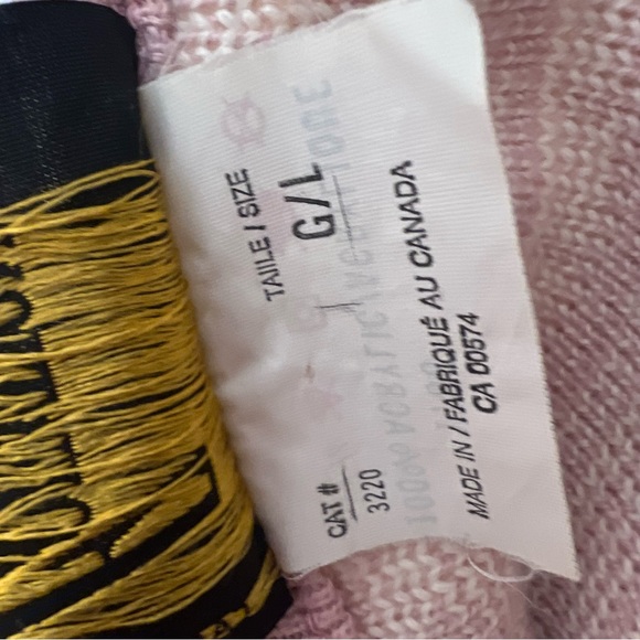 Equation cardigan vintage pink white Pearl buttons knitted stunning luxury top - Picture 9 of 9